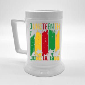 Juneteenth June 19th 1865 Juneteenth Freedom Day Beer Stein