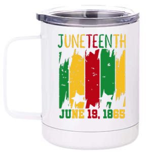 Juneteenth June 19th 1865 Juneteenth Freedom Day 12 oz Stainless Steel Tumbler Cup