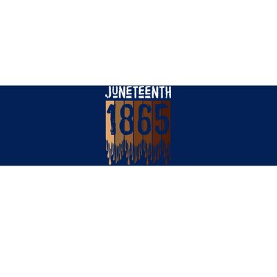 Juneteenth June 19th 1865 Freedom Day Melanin Bumper Sticker