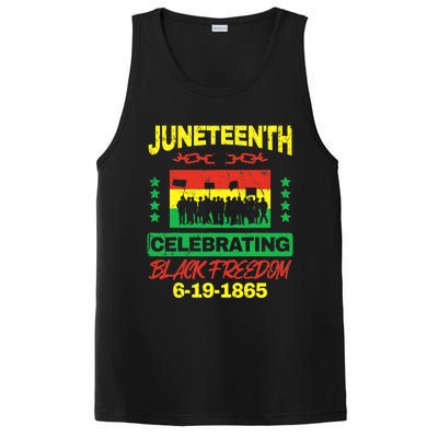 Juneteenth June 19th Black Freedom PosiCharge Competitor Tank