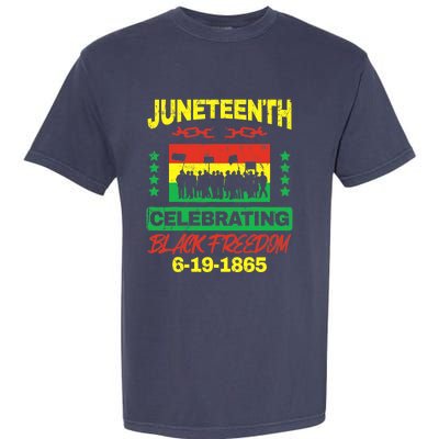 Juneteenth June 19th Black Freedom Garment-Dyed Heavyweight T-Shirt