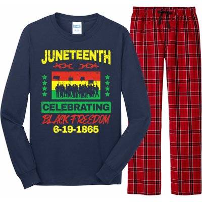 Juneteenth June 19th Black Freedom Long Sleeve Pajama Set