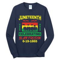 Juneteenth June 19th Black Freedom Tall Long Sleeve T-Shirt