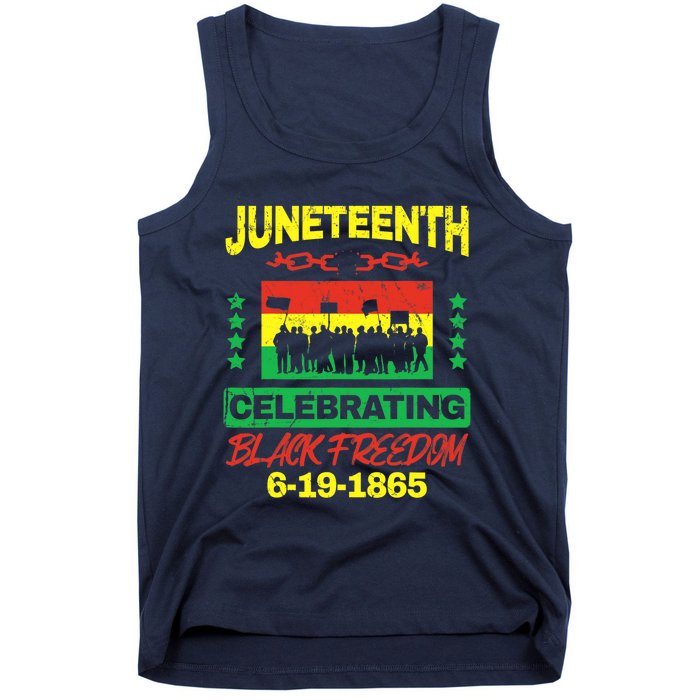 Juneteenth June 19th Black Freedom Tank Top