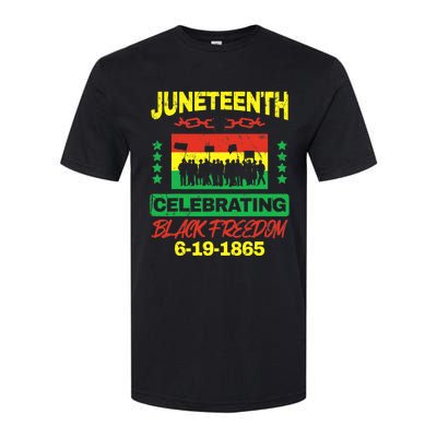 Juneteenth June 19th Black Freedom Softstyle CVC T-Shirt