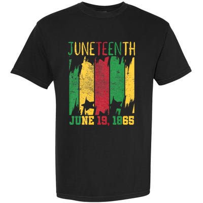 Juneteenth June 19th 1865 Juneteenth Freedom Day Garment-Dyed Heavyweight T-Shirt