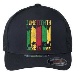 Juneteenth June 19th 1865 Juneteenth Freedom Day Flexfit Unipanel Trucker Cap