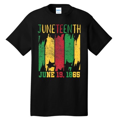 Juneteenth June 19th 1865 Juneteenth Freedom Day Tall T-Shirt