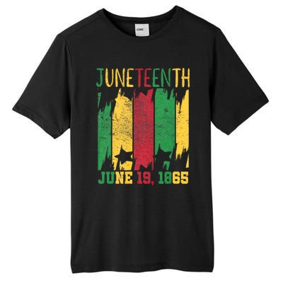 Juneteenth June 19th 1865 Juneteenth Freedom Day Tall Fusion ChromaSoft Performance T-Shirt