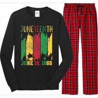 Juneteenth June 19th 1865 Juneteenth Freedom Day Long Sleeve Pajama Set