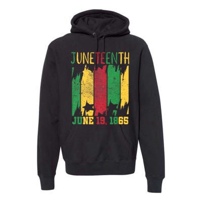 Juneteenth June 19th 1865 Juneteenth Freedom Day Premium Hoodie