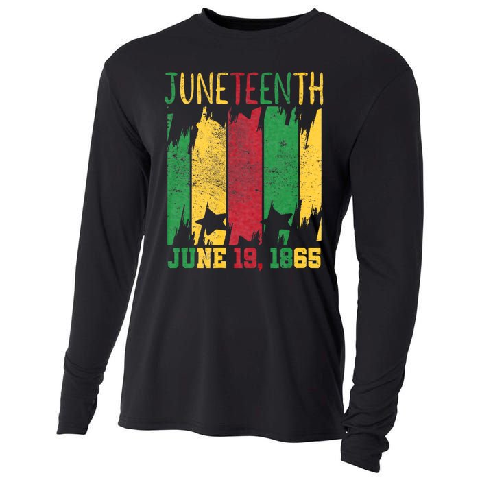 Juneteenth June 19th 1865 Juneteenth Freedom Day Cooling Performance Long Sleeve Crew