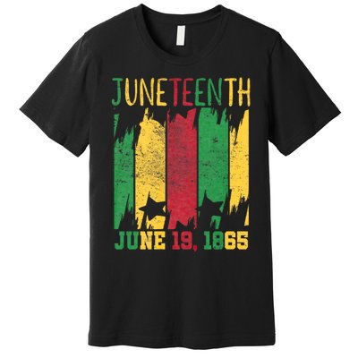 Juneteenth June 19th 1865 Juneteenth Freedom Day Premium T-Shirt