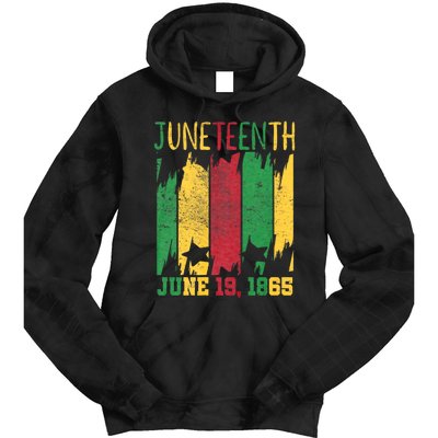 Juneteenth June 19th 1865 Juneteenth Freedom Day Tie Dye Hoodie