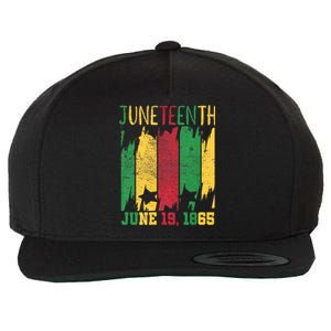 Juneteenth June 19th 1865 Juneteenth Freedom Day Wool Snapback Cap