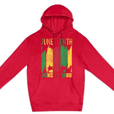 Juneteenth June 19th 1865 Juneteenth Freedom Day Premium Pullover Hoodie