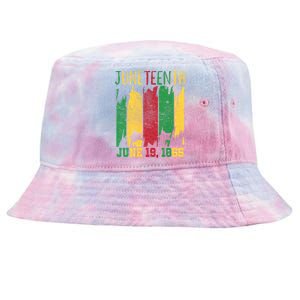 Juneteenth June 19th 1865 Juneteenth Freedom Day Tie-Dyed Bucket Hat