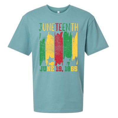 Juneteenth June 19th 1865 Juneteenth Freedom Day Sueded Cloud Jersey T-Shirt