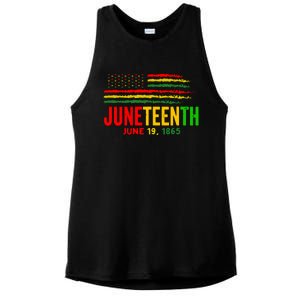 Juneteenth June 19 Ladies PosiCharge Tri-Blend Wicking Tank