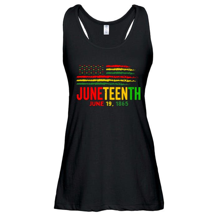 Juneteenth June 19 Ladies Essential Flowy Tank