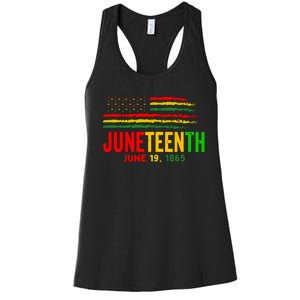 Juneteenth June 19 Women's Racerback Tank