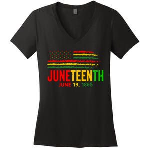 Juneteenth June 19 Women's V-Neck T-Shirt