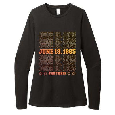 Juneteenth June 19 1865 African Freedom Day Independence Meaningful Gift Womens CVC Long Sleeve Shirt