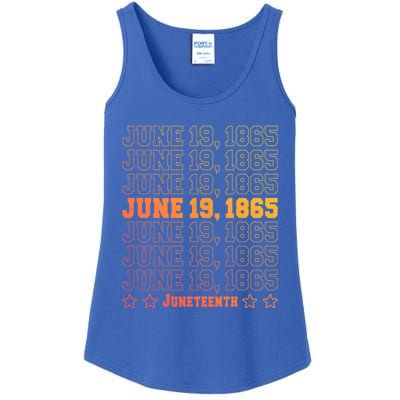 Juneteenth June 19 1865 African Freedom Day Independence Meaningful Gift Ladies Essential Tank