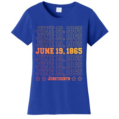 Juneteenth June 19 1865 African Freedom Day Independence Meaningful Gift Women's T-Shirt