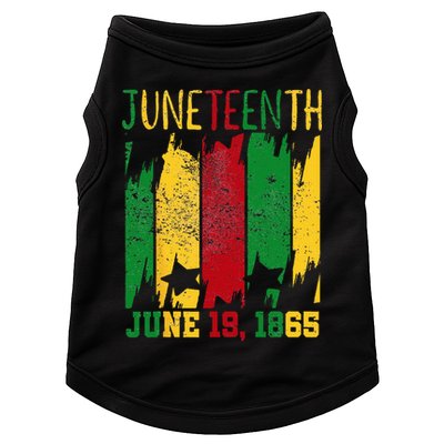 Juneteenth June 19th 1865 Juneteenth Freedom Day Doggie Tank