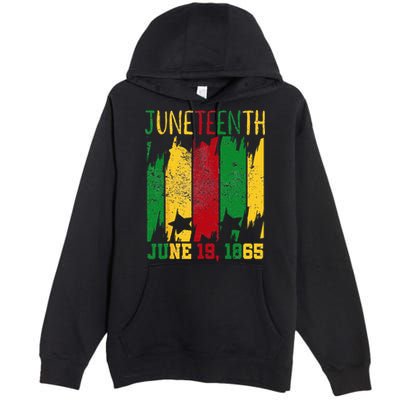 Juneteenth June 19th 1865 Juneteenth Freedom Day Premium Pullover Hoodie