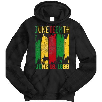 Juneteenth June 19th 1865 Juneteenth Freedom Day Tie Dye Hoodie