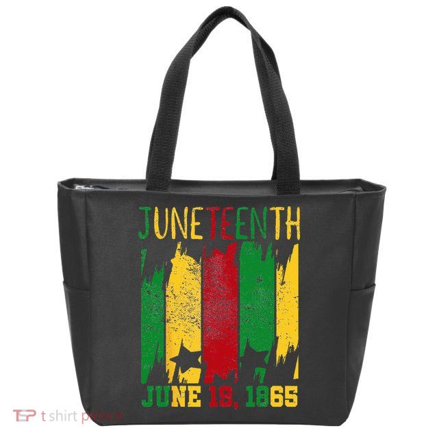 Juneteenth June 19th 1865 Juneteenth Freedom Day Zip Tote Bag