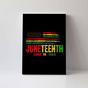 Juneteenth June 19 Canvas