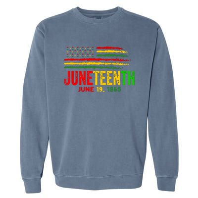 Juneteenth June 19 Garment-Dyed Sweatshirt