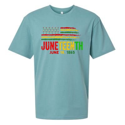 Juneteenth June 19 Sueded Cloud Jersey T-Shirt