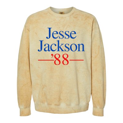 Jesse Jackson 88 Presidential Campaign Colorblast Crewneck Sweatshirt