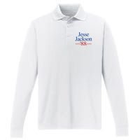 Jesse Jackson 88 Presidential Campaign Performance Long Sleeve Polo