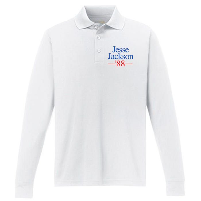 Jesse Jackson 88 Presidential Campaign Performance Long Sleeve Polo