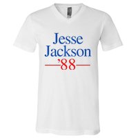 Jesse Jackson 88 Presidential Campaign V-Neck T-Shirt