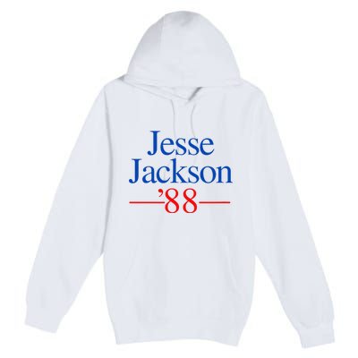 Jesse Jackson 88 Presidential Campaign Premium Pullover Hoodie