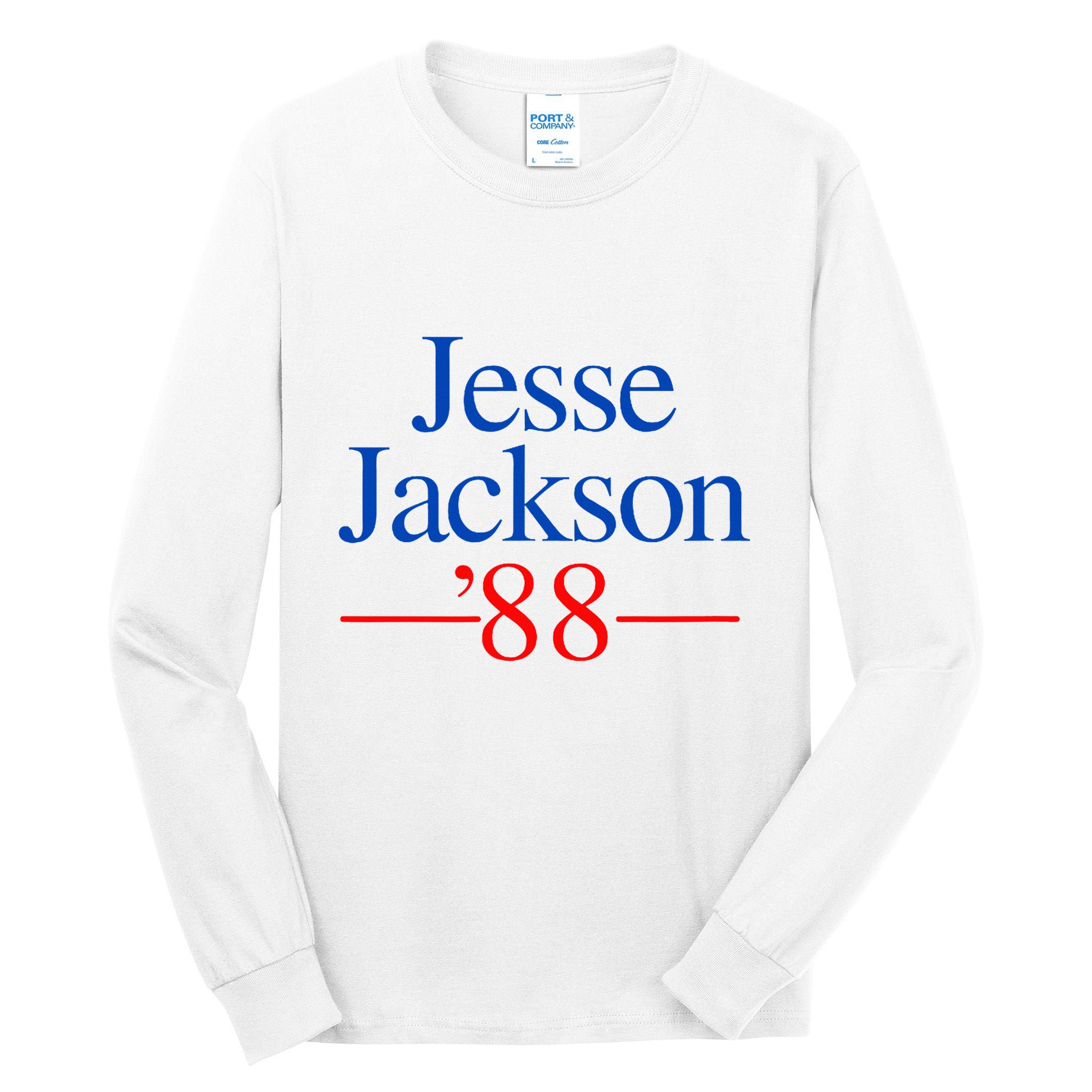Jesse Jackson 88 Presidential Campaign Tall Long Sleeve T-Shirt