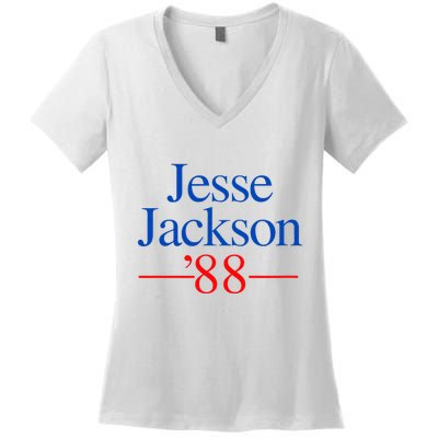 Jesse Jackson 88 Presidential Campaign Women's V-Neck T-Shirt
