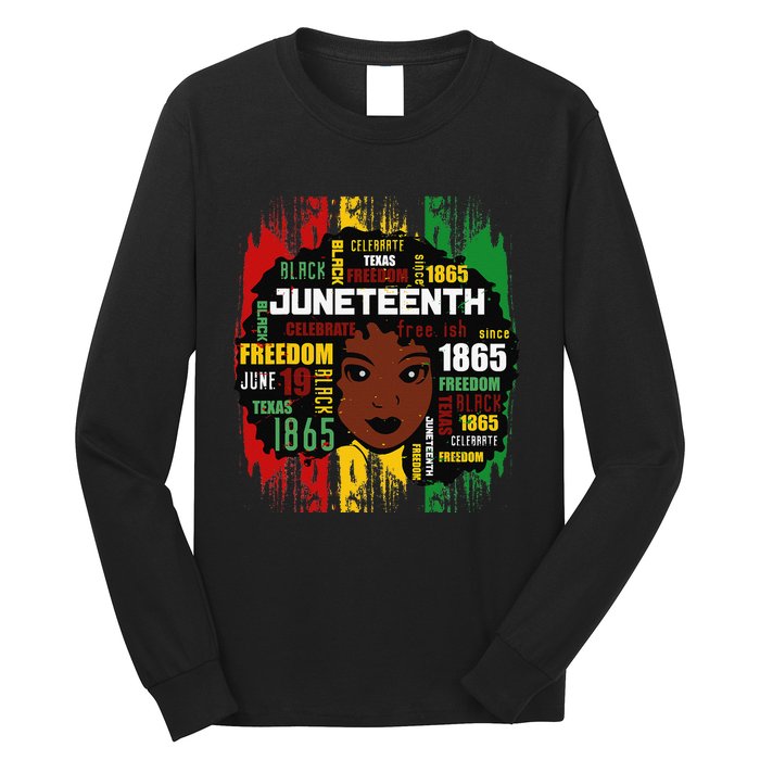 Juneteenth  Juneteenth African American Long Sleeve Shirt