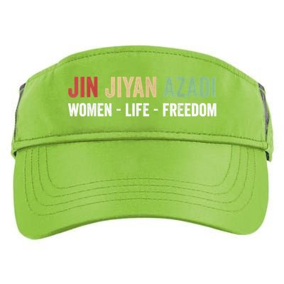 Jin Jiyan Azadi Women Life Freedom Kurdish Freedom Adult Drive Performance Visor