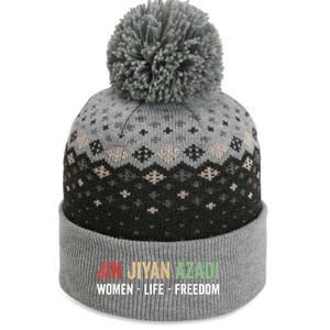 Jin Jiyan Azadi Women Life Freedom Kurdish Freedom The Baniff Cuffed Pom Beanie