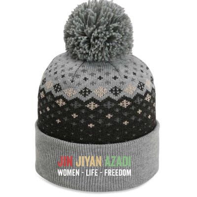 Jin Jiyan Azadi Women Life Freedom Kurdish Freedom The Baniff Cuffed Pom Beanie