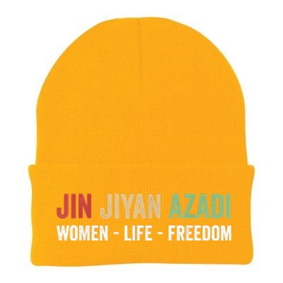 Jin Jiyan Azadi Women Life Freedom Kurdish Freedom Knit Cap Winter Beanie