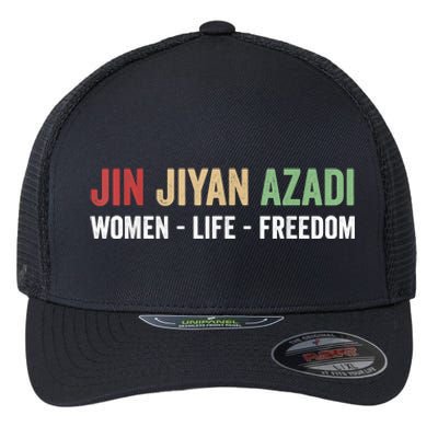 Jin Jiyan Azadi Women Life Freedom Kurdish Freedom Flexfit Unipanel Trucker Cap