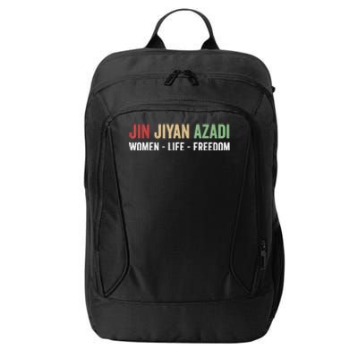 Jin Jiyan Azadi Women Life Freedom Kurdish Freedom City Backpack